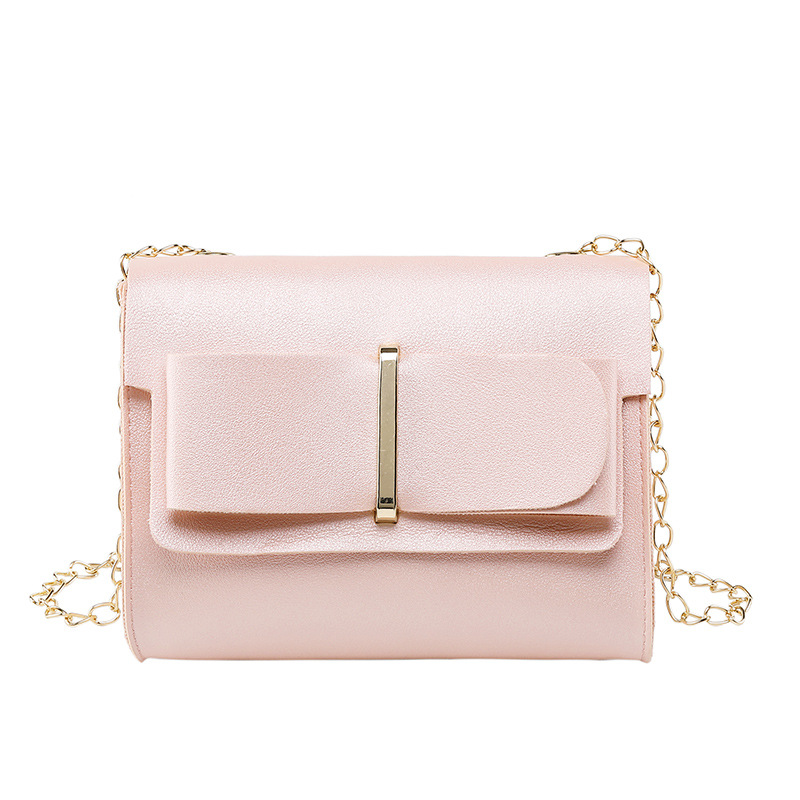 One Shoulder Crossbody Bag Solid Color Casual