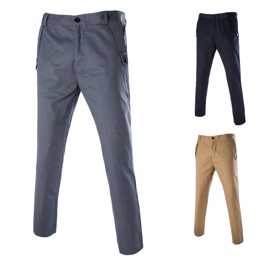 Title 3, Neue britische Herren Slim Casual Pants aus Bau...