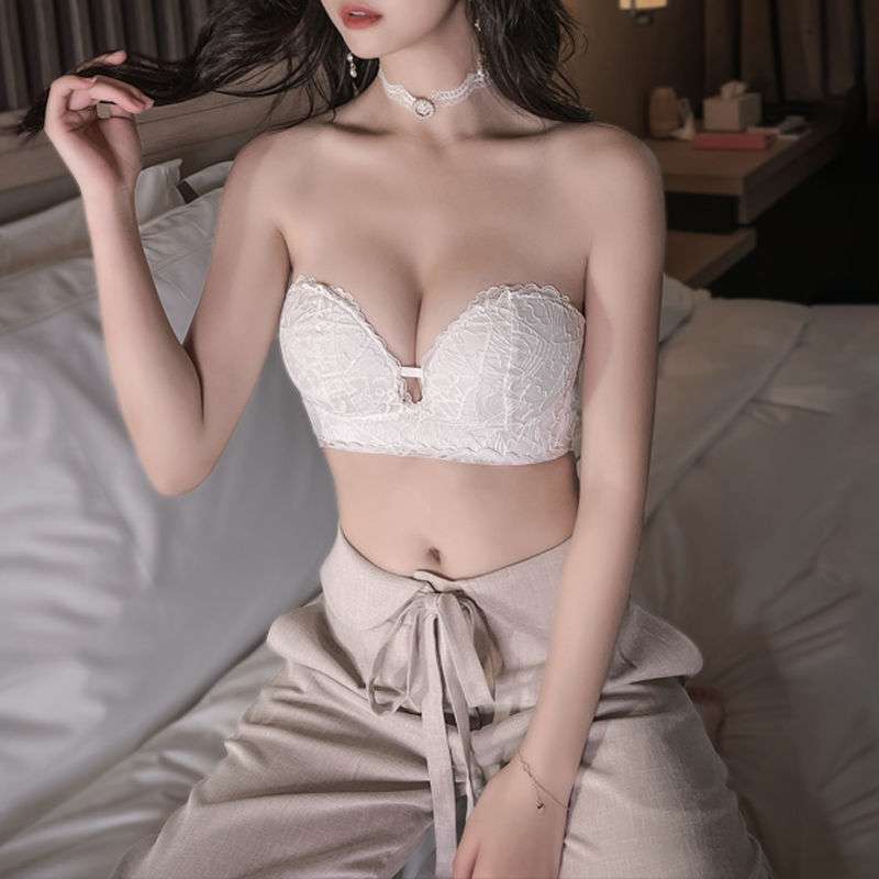 Title 1, Small Chest Gathered Thin Summer Beauty Back Bra