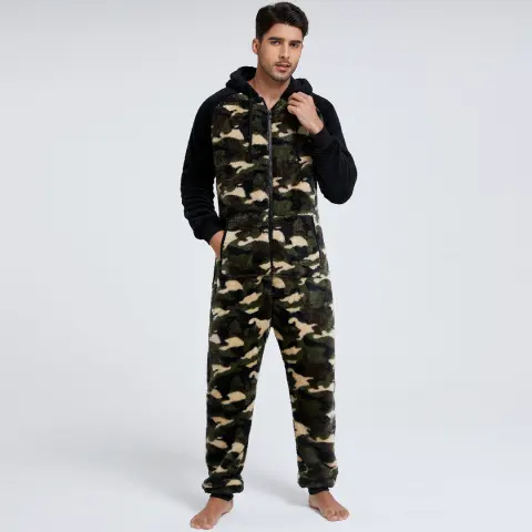 Autumn and Winter Thickening Cotton-padded Clothes Stripe Trendy Men's