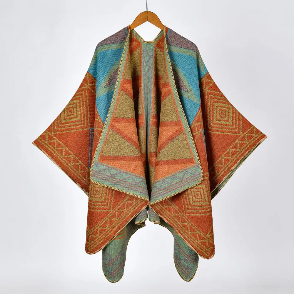 Women's Geometric Pattern Shawl