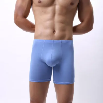 Loose Fitting Anti-friction Flat Corner Casual Sports Mid-waist Briefs