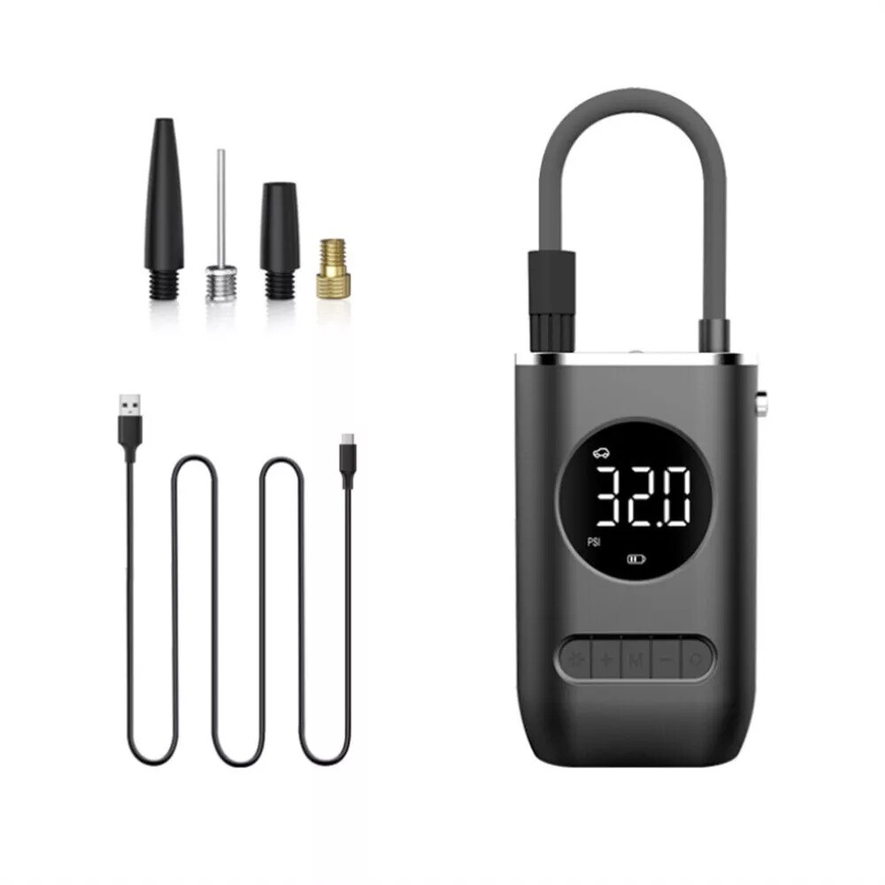 Electric Air  Tyre Inflator Portable Air Compressor For Car Bike Motorcycle