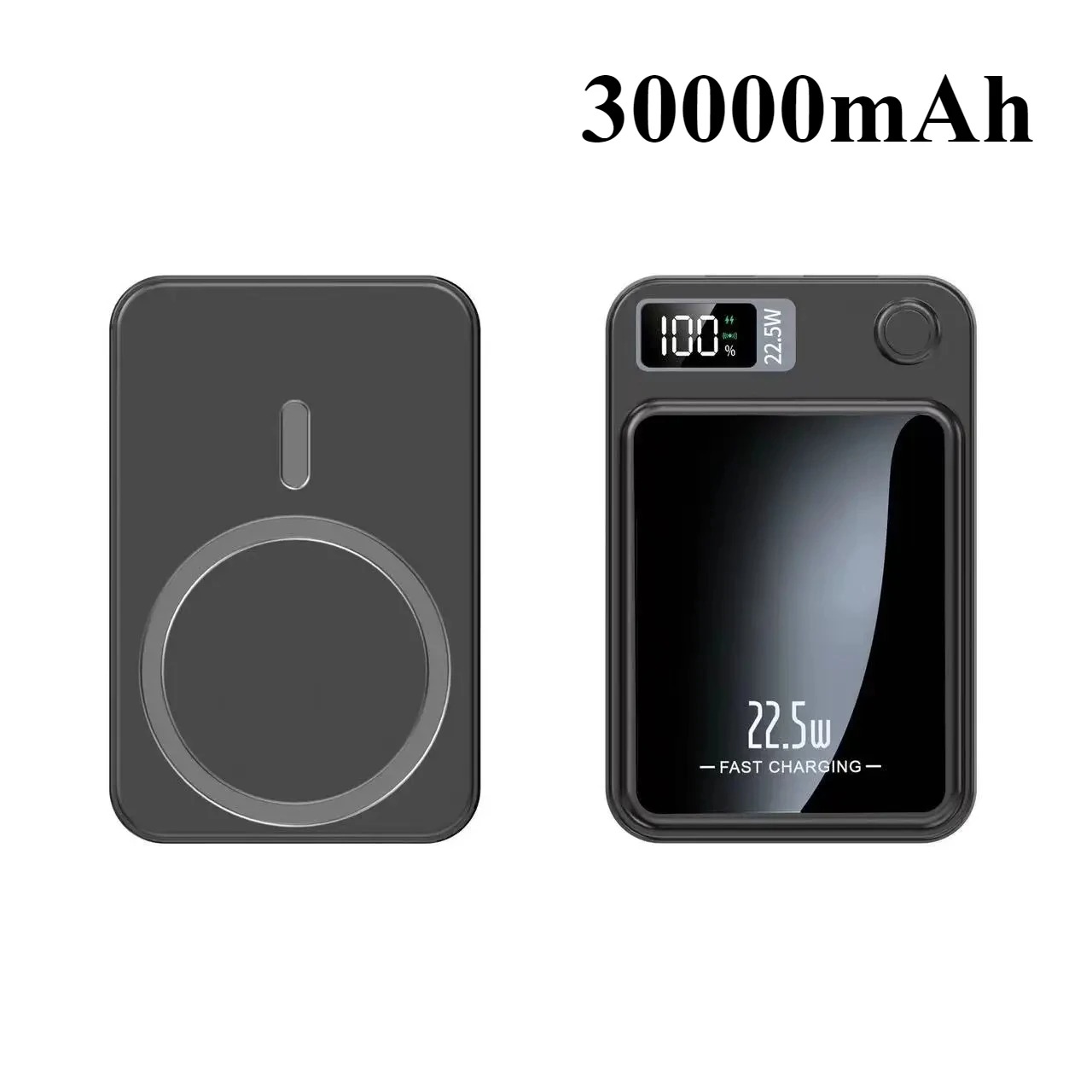 10thousand MAh Magnetische Kabellose Powerbank, Superschnelles Aufladen, Tragbare Externe Akku-Powerbank Fr