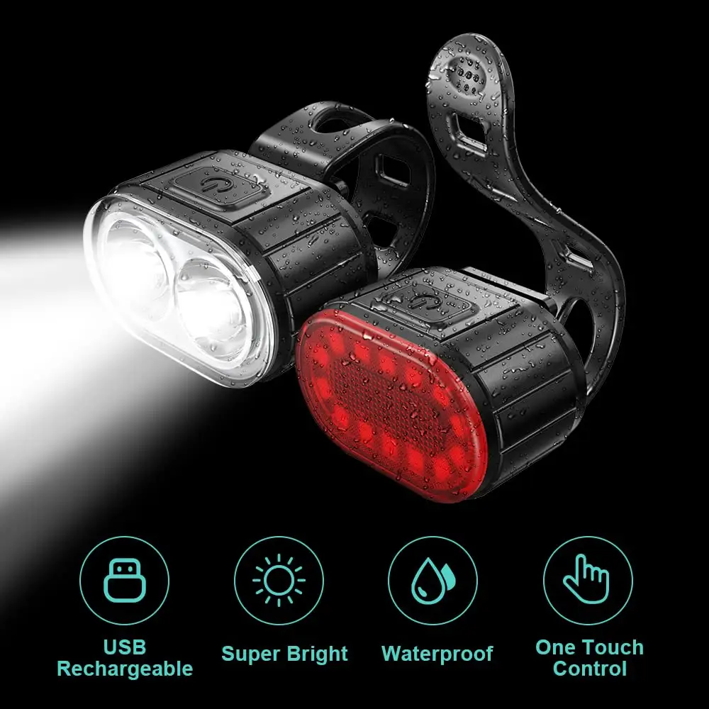 Strong Light Flashlight Bicycle Riding Equipment