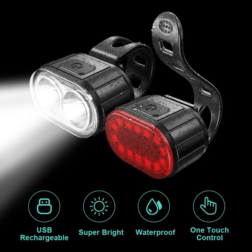 Strong Light Flashlight Bicycle Riding Equipment
