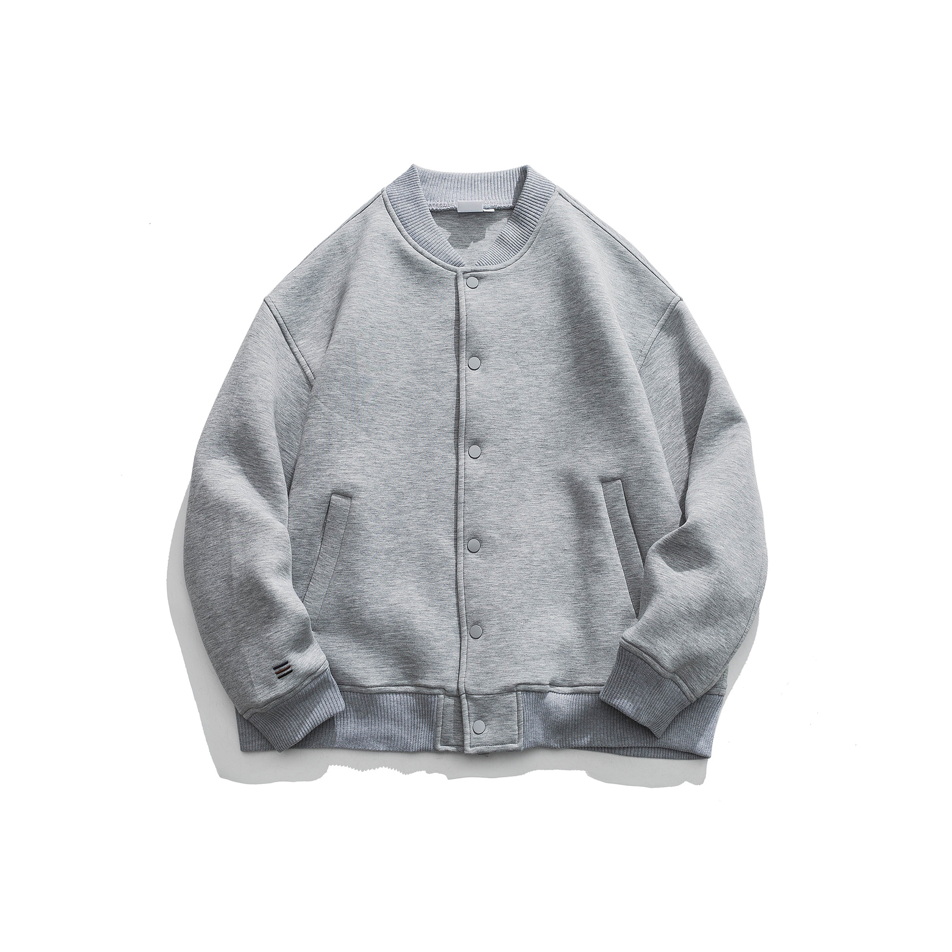 Men's And Women's Fashion Casual Stand Collar Loose Baseball Uniform Jacket