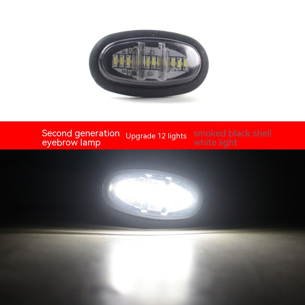 F150 Raptor Middle Net Front LED Amber Small Yellow Light - Image 6