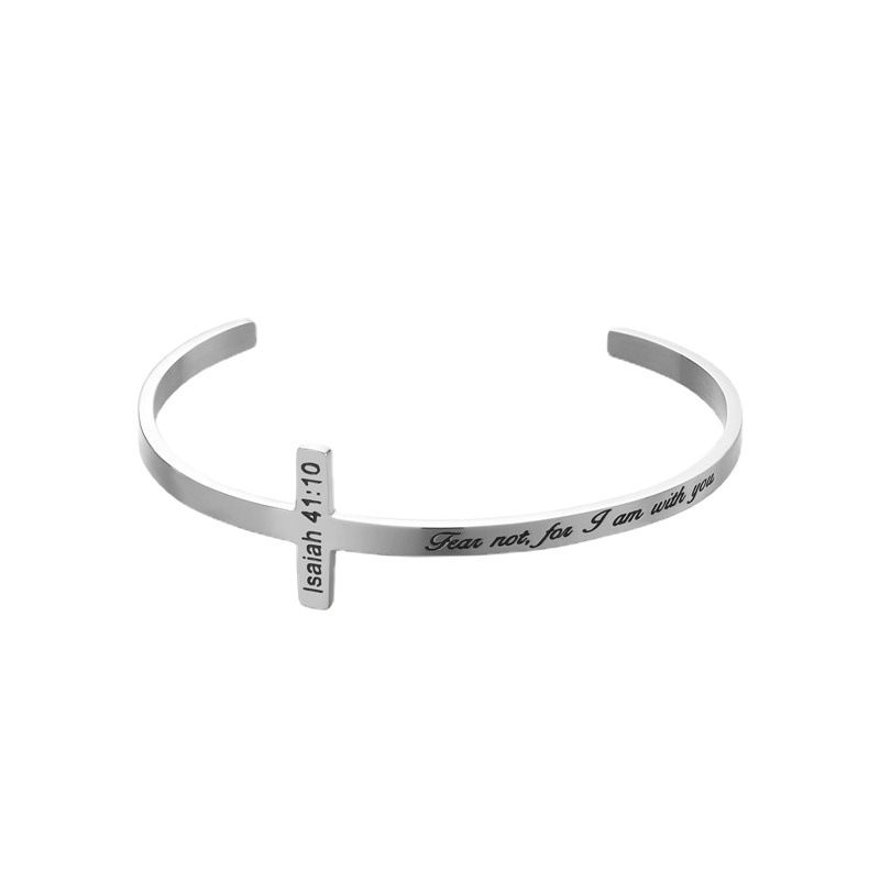 Hot Sale Creative Lettering Cross Bracelet