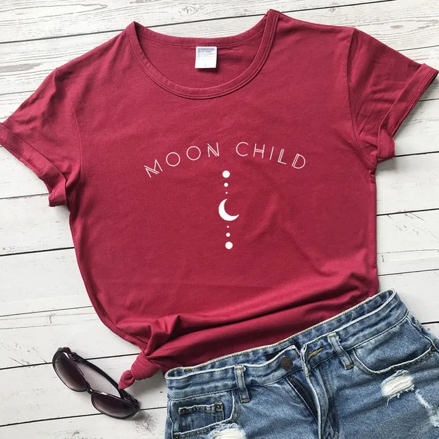 European And American Street Fashion Short Sleeves Wine Red White Character - Shop at LoveMi
