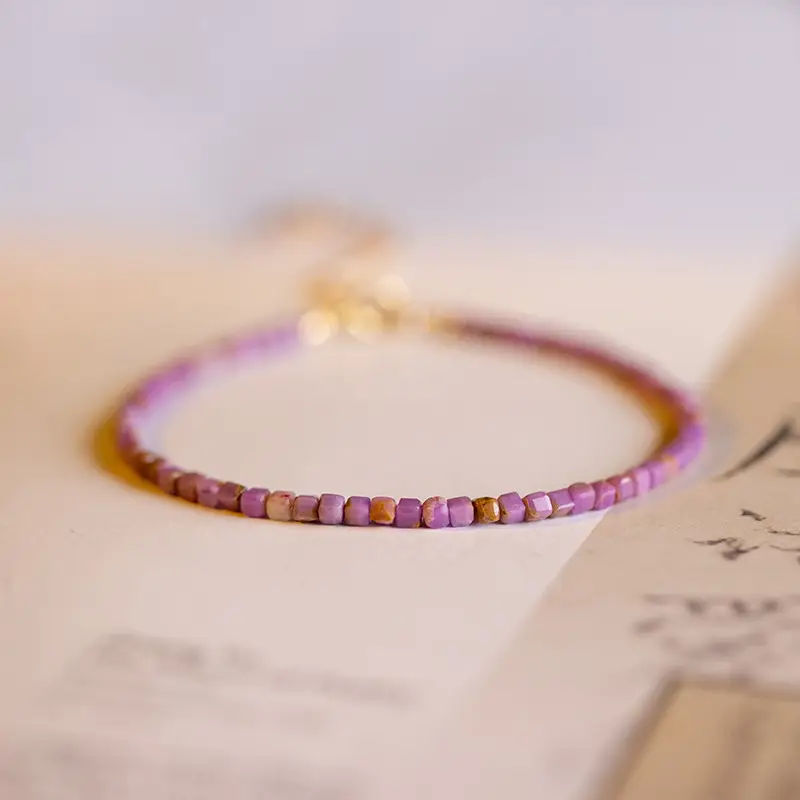 Women's Fashion Simple Natural Amethyst Bracelet