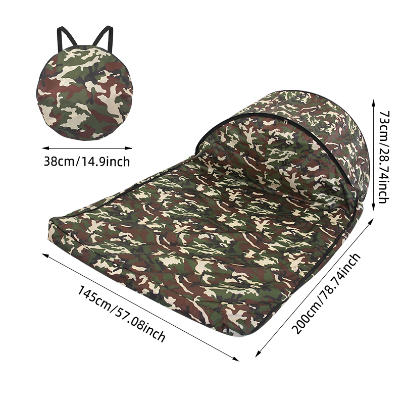 3D Sleeping Bag For One Or Two People Portable Lightweight, Mosquito-Proof  And Dirt-Resistant Tent Sleeping Bag Cover For Outdoor Camping — foto 10