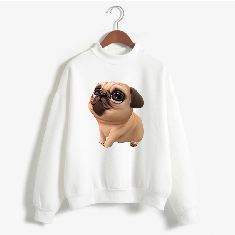 Title 6, Beautiful and cute pug print sweatshirt, perfec...