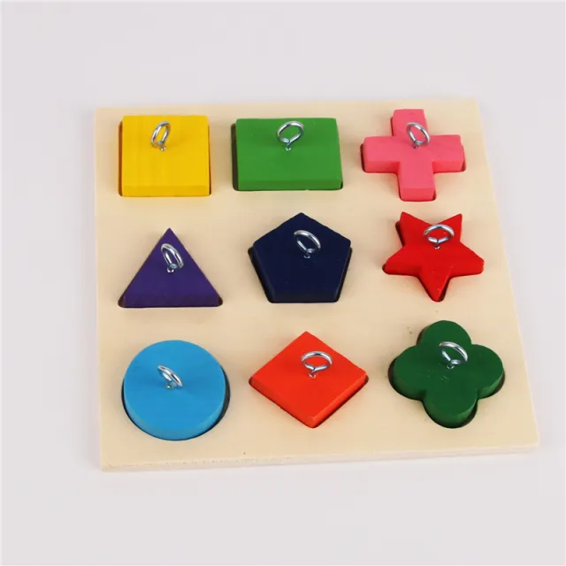 Parrot Training Toy 9 Color Wooden Blocks Color - Shop at LoveMi