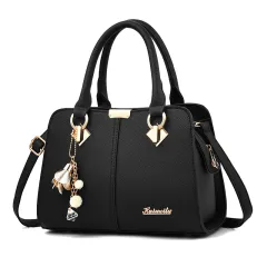 New Style European And American Style Ladies Single-Handle Shoulder Bag Fashionable Shoulder Bag Temperament Mother Bag - Black - View 1
