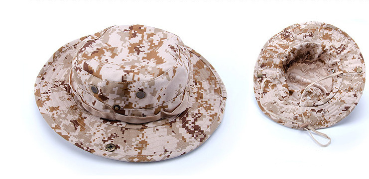 Camouflage Summer Fisherman Outdoor Sunscreen Hat