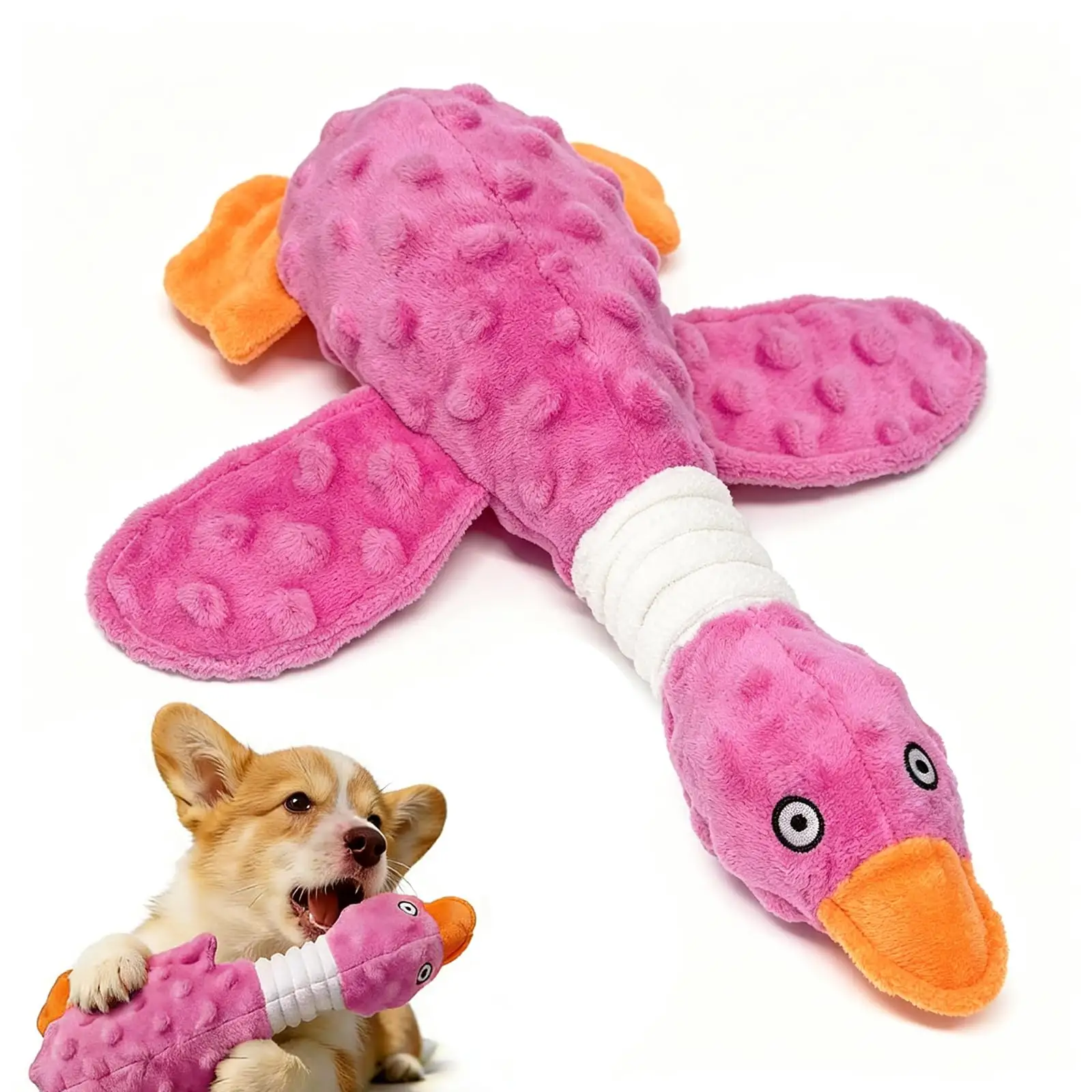 Squeaky Dog Toys For Aggressive Chewers, Durable