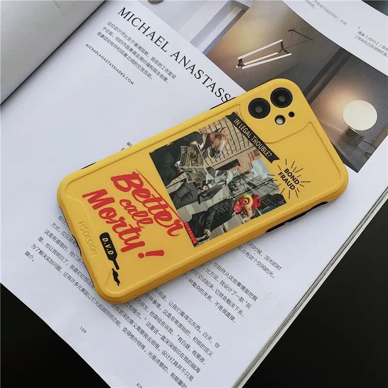 Illustration Mobile Phone Soft Shell All-inclusive Personalized Silicone Protective Cover