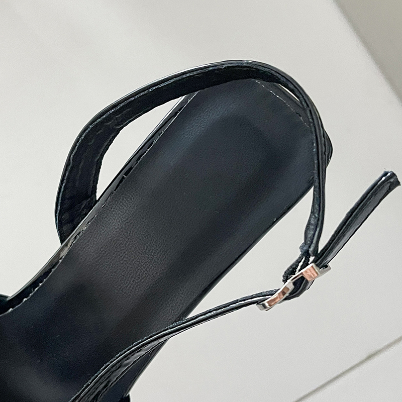 Patent Leather Pointed Toe Sandals, picture 4 of 5