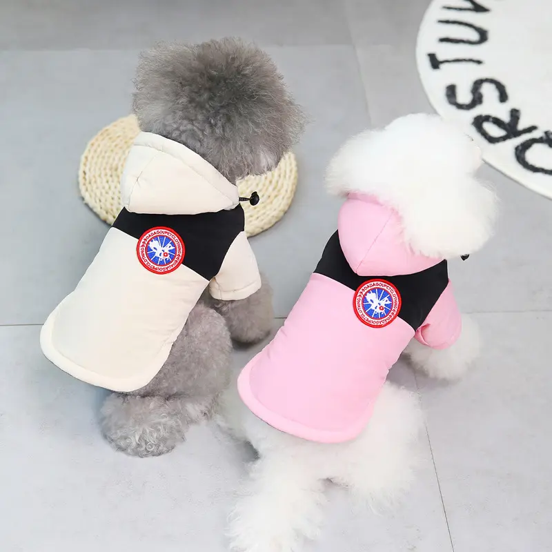 Dog Clothes Warm Cotton In Autumn