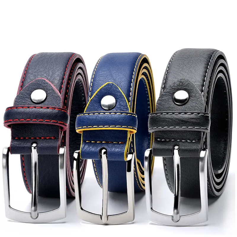 Men's Belt Pin Buckle Leather Leisure