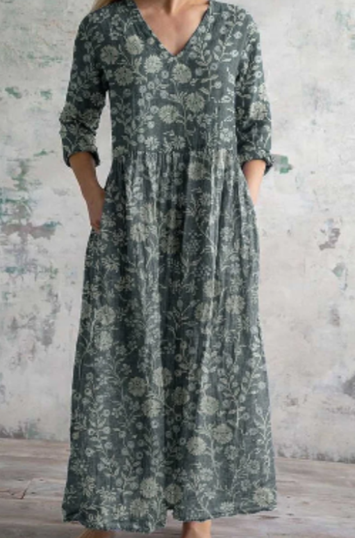 فستان نسائي مطبوع