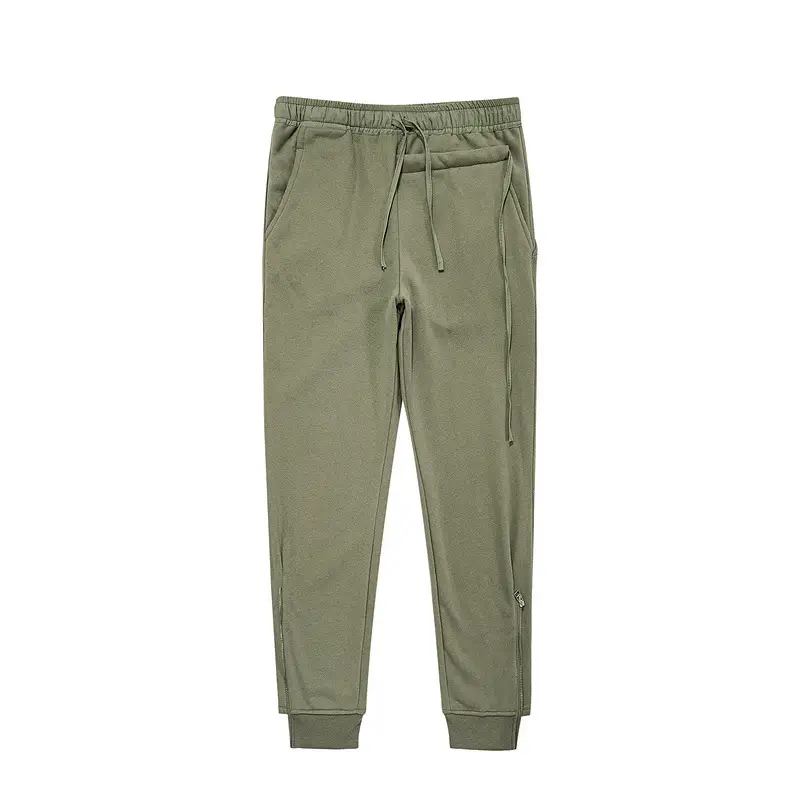 High Street Zip And Fleece Sweatpants Fashion
