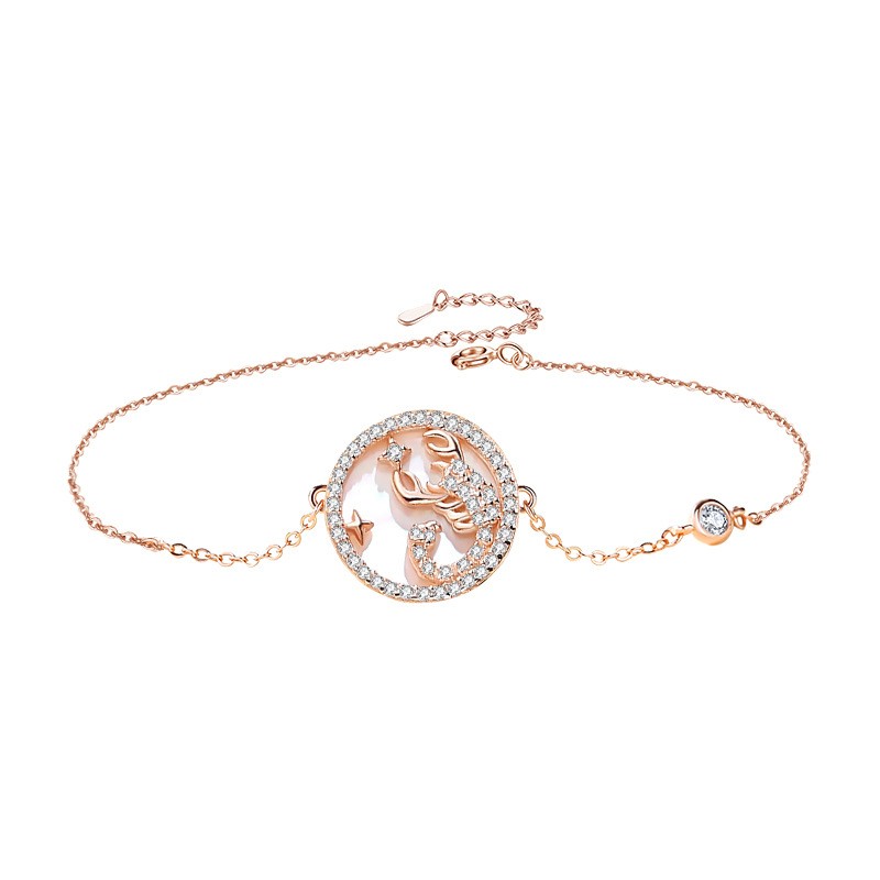 Title 1, Twelve Constellations Bracelet Female Sterling ...