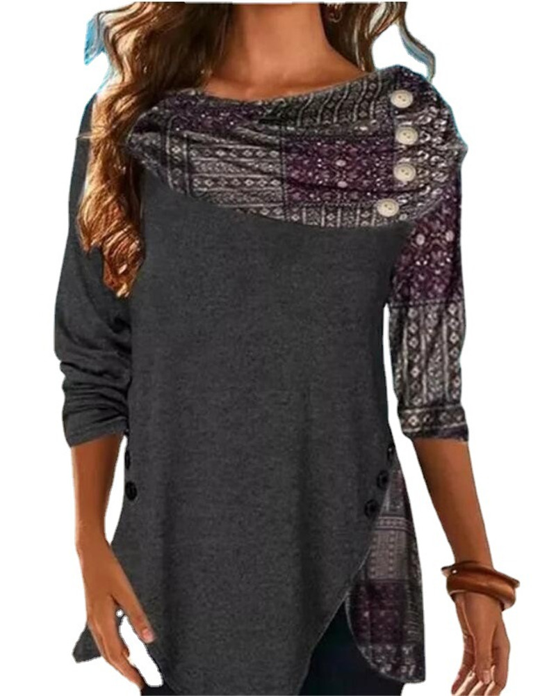 Irregular Hem Color Studded Bib