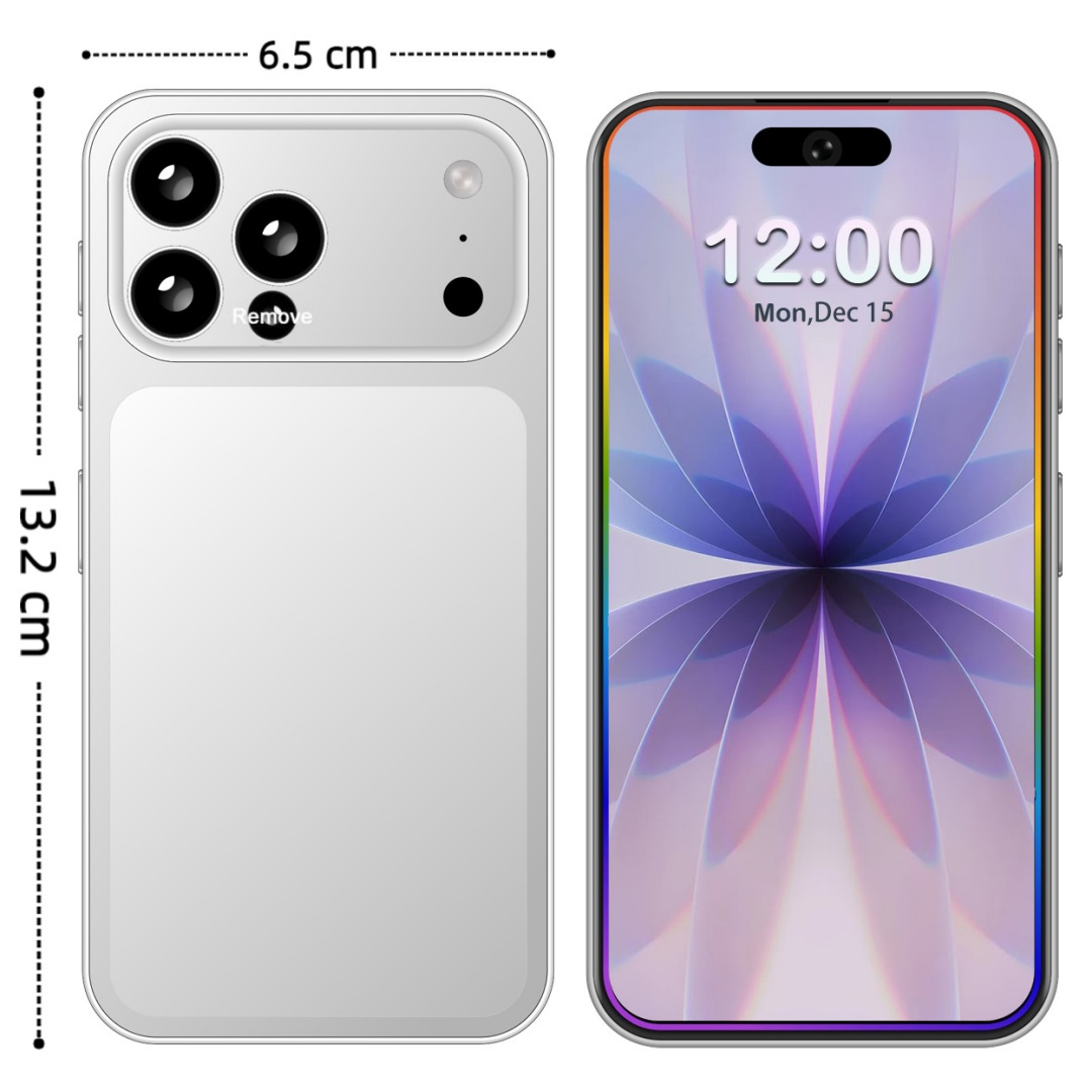5.3in HD Mini Unlocked Phone,4-128GB,5G Unlocked Phone,Android 14 Smartphone,5000mAh Battery-Dual SIM-Face High Quality 9