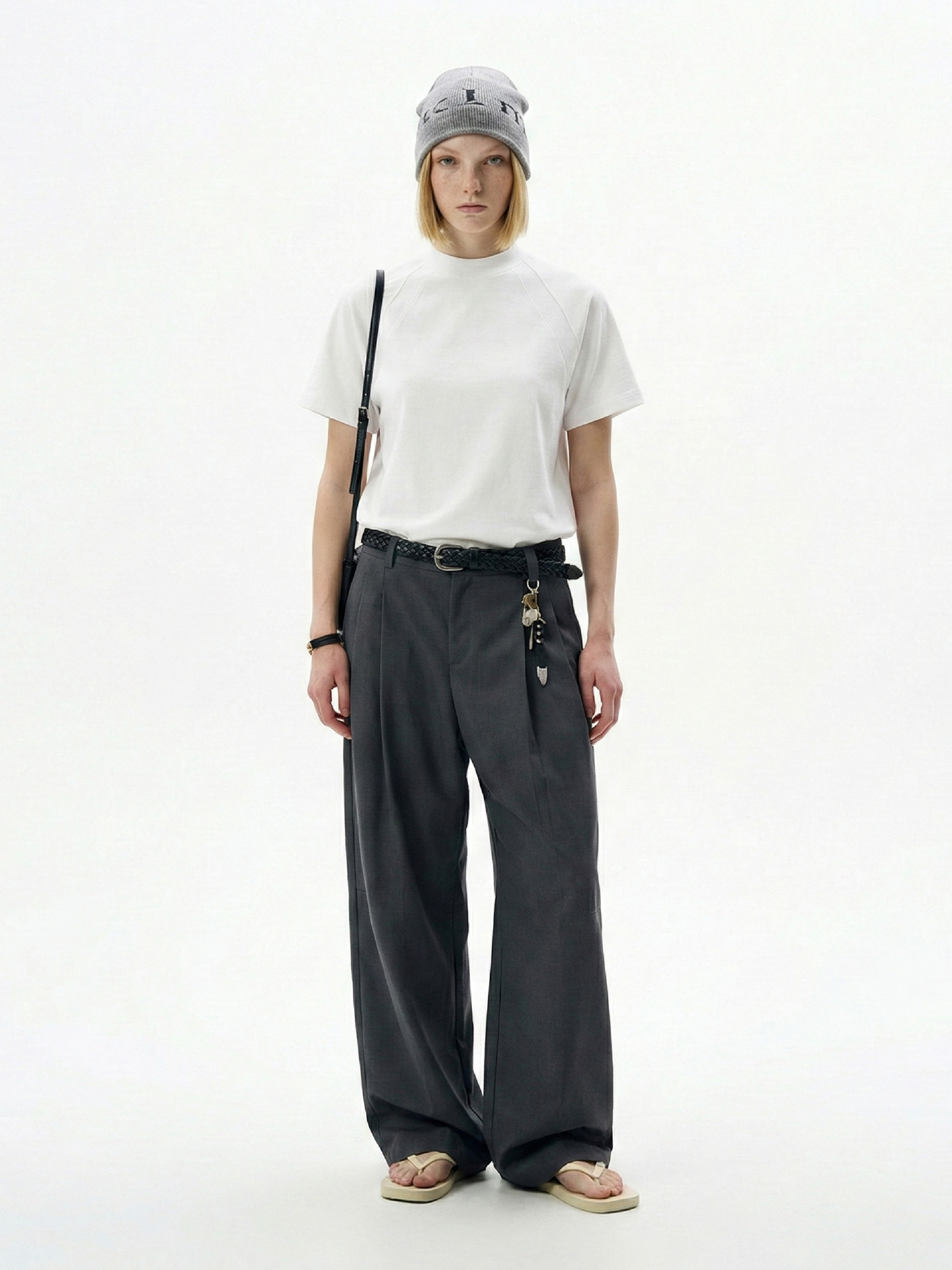 Raglan Sleeve Washed Short Sleeve T-Shirt