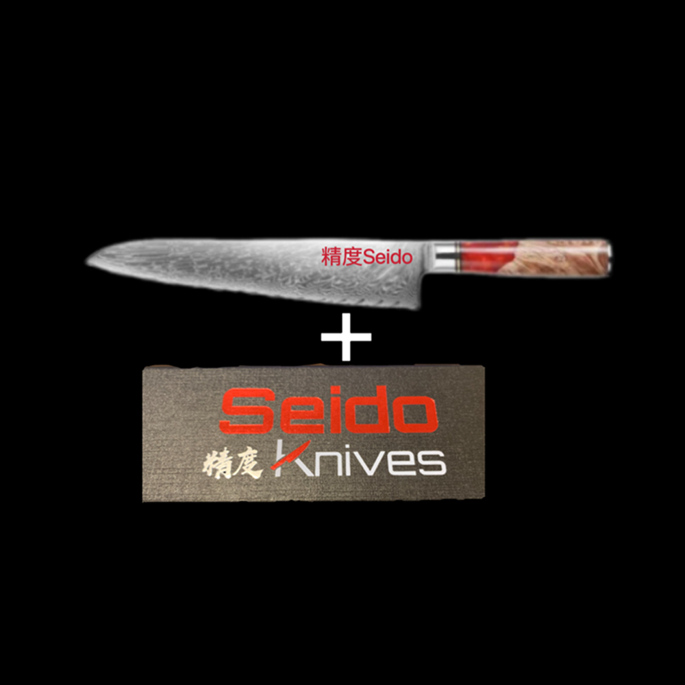 Seido 8inch red chefs knife