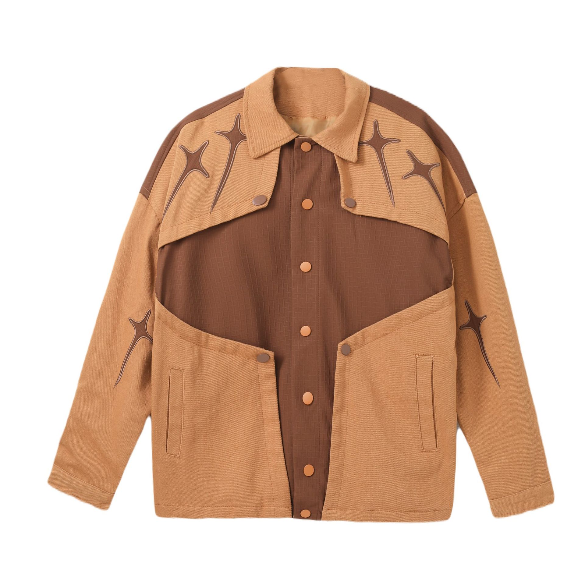 Title 7, Loose Maychao Stitching Jacket Coat