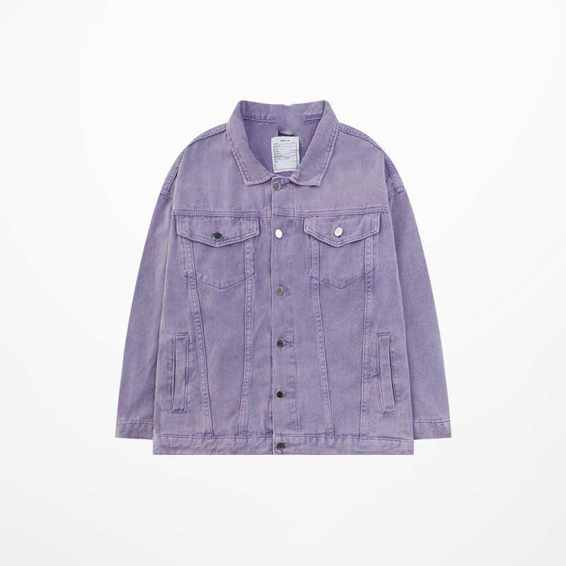 Lapel Jacket Loose Top Stitching Tooling