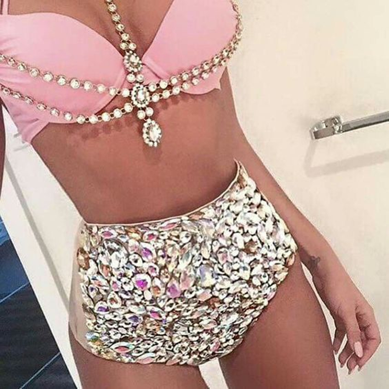 Title 6, High waist diamond swimsuit