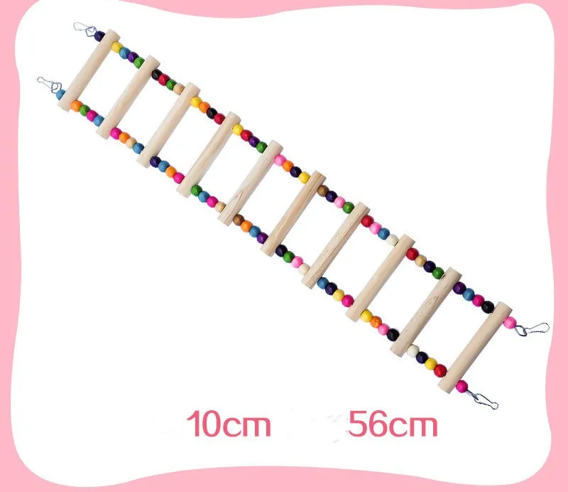Parrot Bird With Toy Supplies Swing Ring Aerial Ladder Climbing Ladder - Ten Aerial Ladders