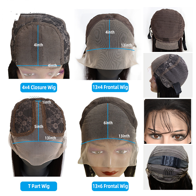 Body Wavy Human Hair Wigs 13X4 Lace - Image 2