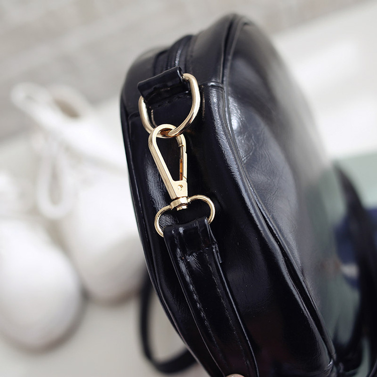 Small Round Bag Graffiti Retro One-shoulder Diagonal Women's Bag