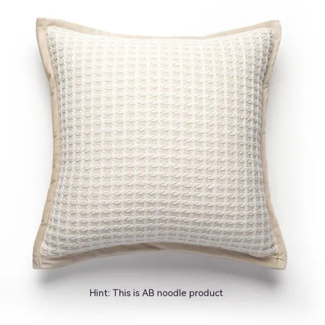 Cream Color Sofa Cushion Nordic Houndstooth Pillow Cover Classic Style White 45X45Cm - Shop at LoveMi