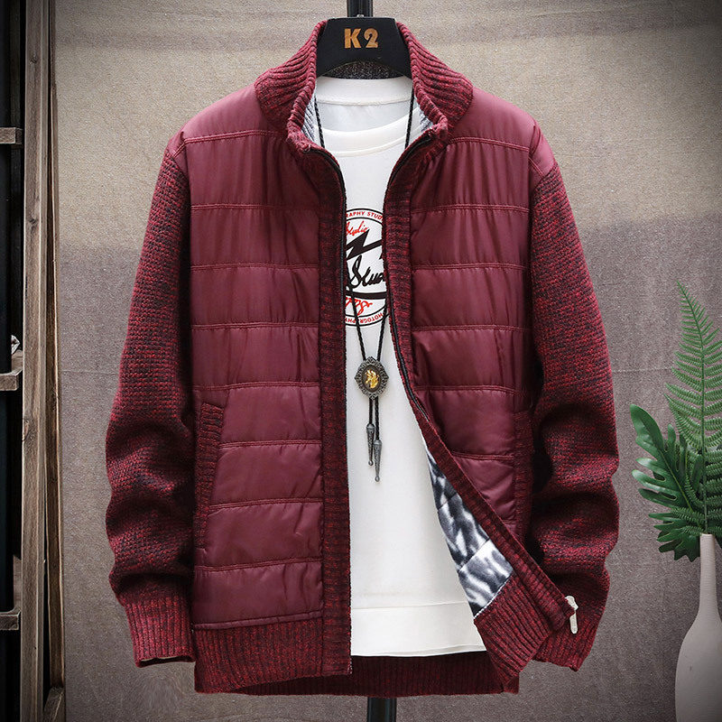 Loose Blouse With Stand-collar Young Padded Jacket Sweater