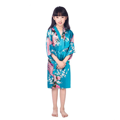 Title 1, Girls print peacock robe