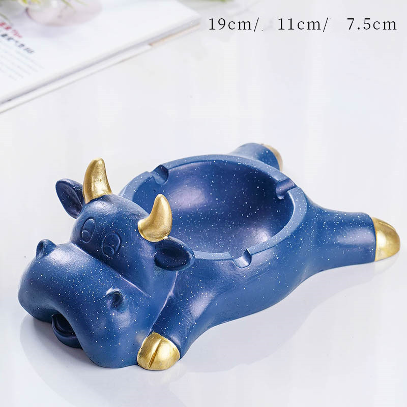 Cute cow dark blue