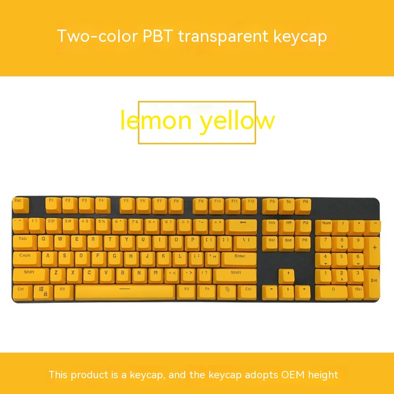 PBT Lemon Yellow