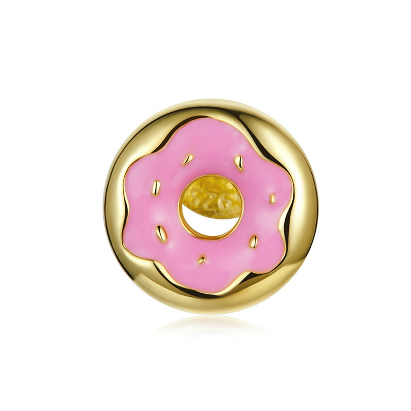 New Dessert Cake Candy Ice Cream Gold Plated Earrings