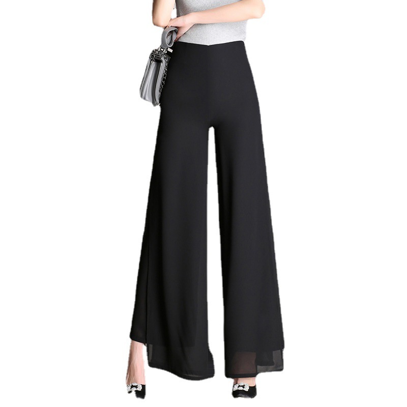 Title 4, Loose Drape Pants High Waist Slim Straight-leg ...