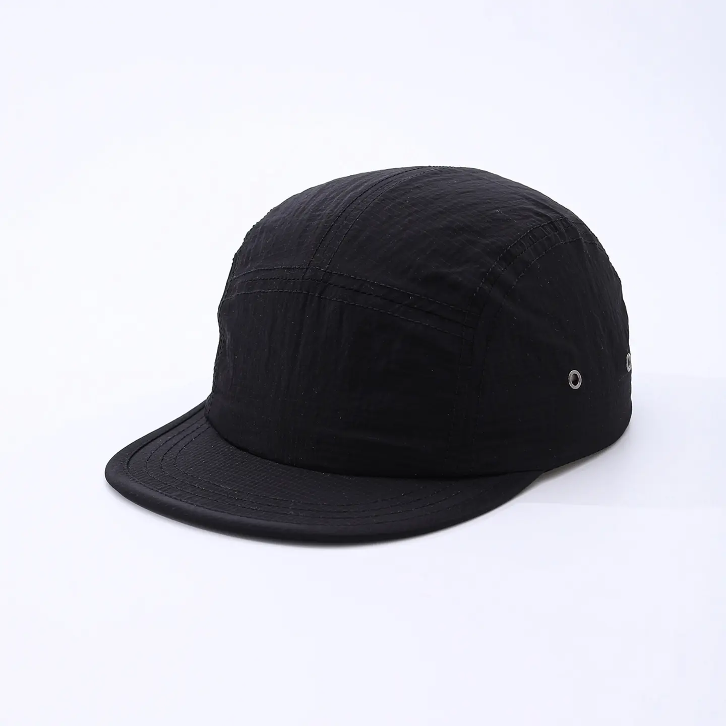 Men's And Women's Identical Simple Quick-drying Water-resistant Mesh Drawstring Design Street Trendy Short Brim Baseball Cap Suitable For Going Out For Photos A