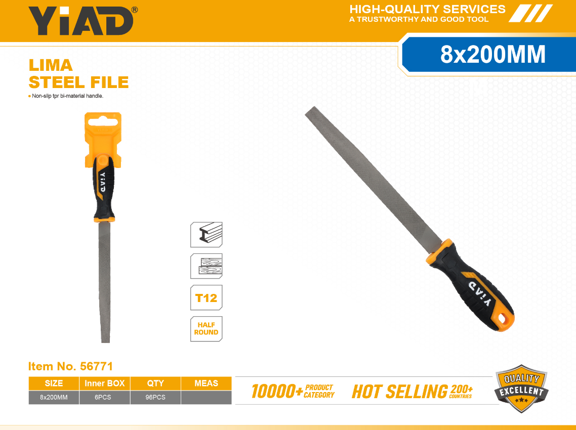 8 X 200MM Flat File- Only Support Self-pickup, Free Shipping Price Is Anti-auction Price