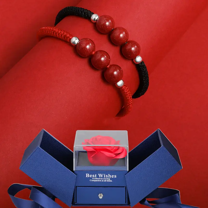 New Fashion Cow Lovers Hand Woven Red Rope Foot Decoration Gift