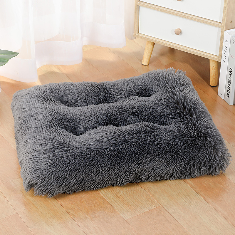 Title 11, Plush cat-shaped dog bed and warm pet supplies ...