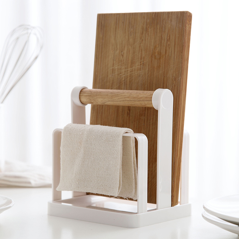 Title 4, Kitchen Sitting Storage Rack With Cutting Board